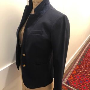 NWOT jcrew school boy blazer navy size 00